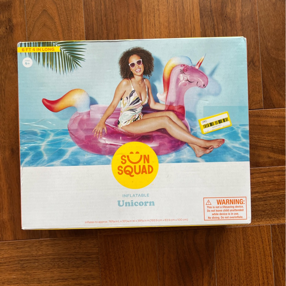 Pink Unicorn Pool Float